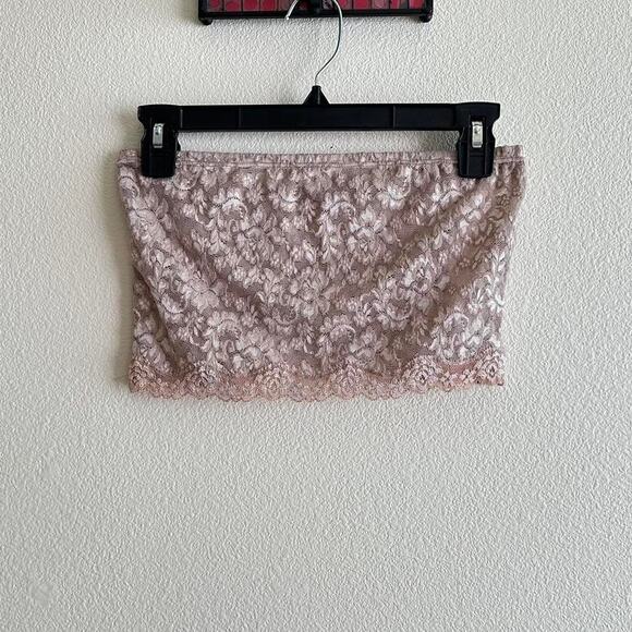 handmade neutral lace sheer tube top - Picture 5 of 10